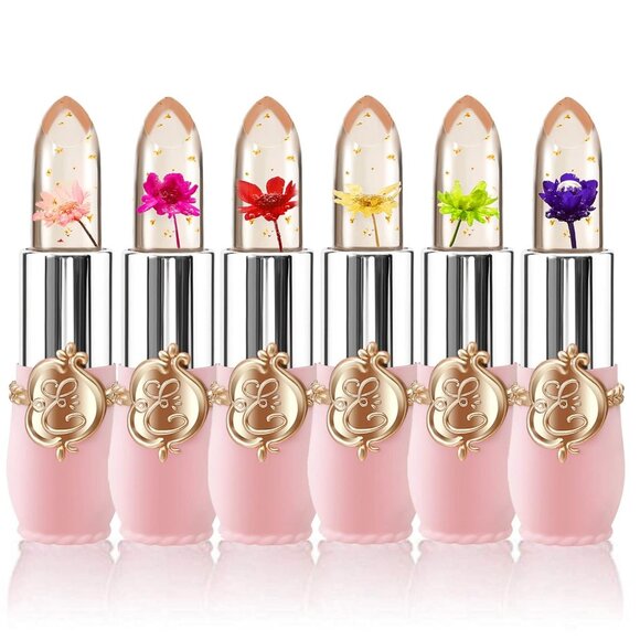 Crystal Natural Flower Color Changing Moisturizing Lipstick with Vitamin E - Picture 6 of 6